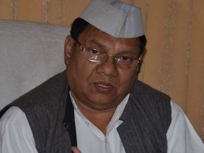 dhirendra pratap claims for rajyasabha seat.