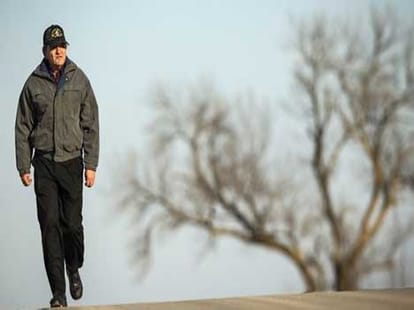 grandfather who walks 35 miles per day