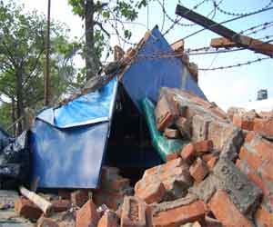 Wall of rain fell in the Nitra, 4 people buried.