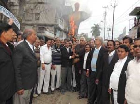 When government advocate burning effigy 