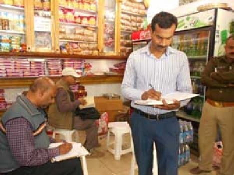 Sweet food department raided shops