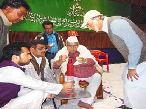 Sham -e - tamba part of the country's famous poets