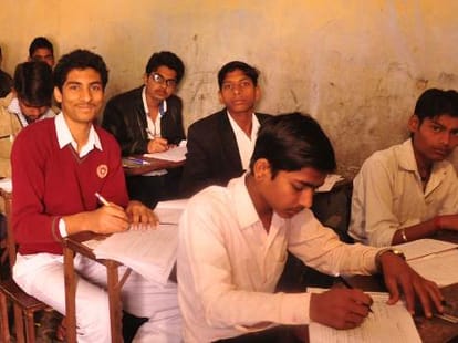 Cheating in up board exam