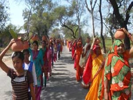 women participated in auspiciou function