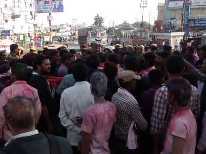 Crime on holi in lucknow