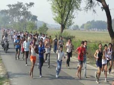 Rakesh got First in Half Marathon