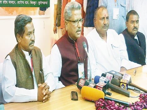 Panchayat elections, the BJP candidate launch