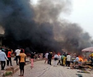 more than 50 killed in nigeria maiduguri attack.
