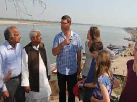 Australlian high commisoner Patric suckling inspection at Tulsi ghat
