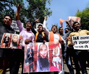 bjp demands re-arrest of masarat alam