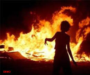 muslim cleric tries to burn alive on two girls