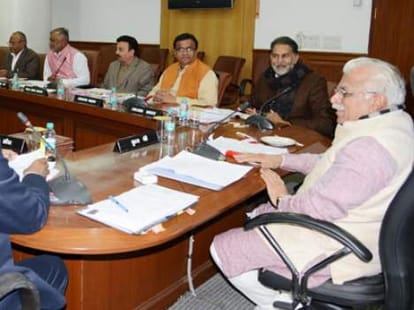 haryana cm manohar lal khattar on SYL Issue
