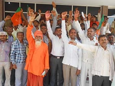 Compensation of crops were ruined by rain