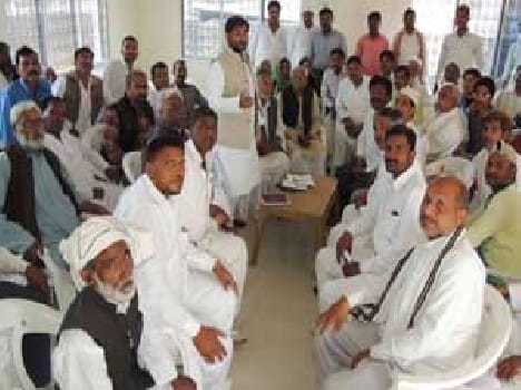 Collector in the full vigor workers
