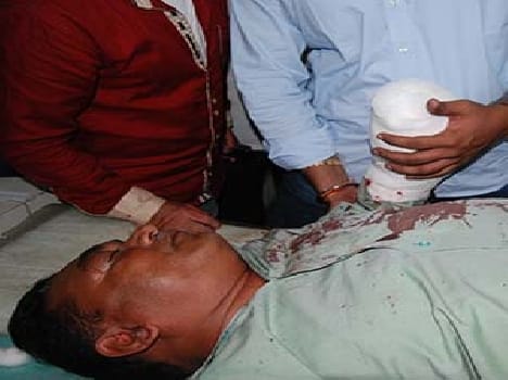Rajruppur to bombing the contractor , palm Uri