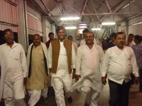 Dalit Sena President welcomed 