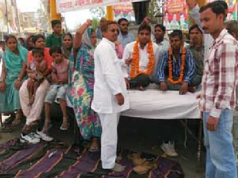 Hunger strike against corruption