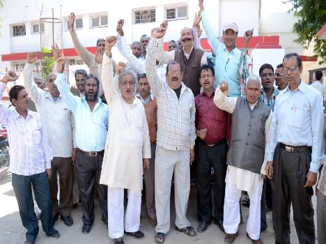 On the second day of strike Rural postal worker