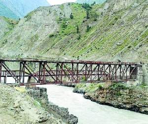 mooling bridge at lahauh spiti.