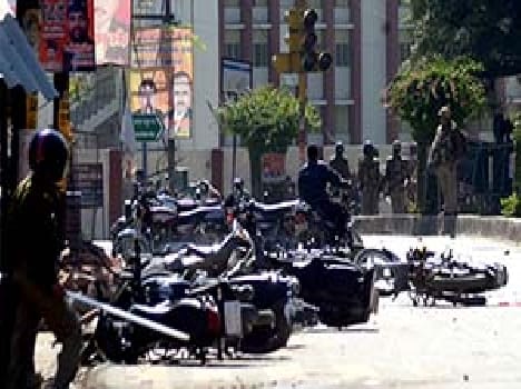 Missing police , police station gate closed