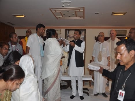CM has given 2 crore for widows of vrindavan