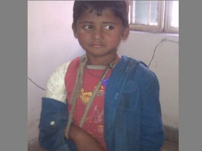 brutality with six year old child.