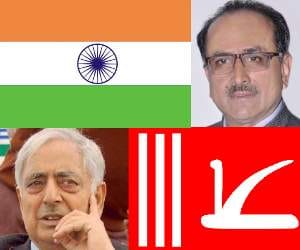bjp leader to host J&K flag