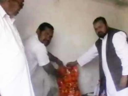 muslim pradhan built hindu temple.