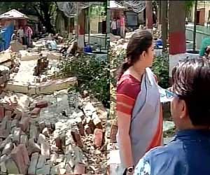 KV wall collapsed, Irani reached on the spot