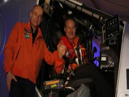 solar plane land in ahmedabad