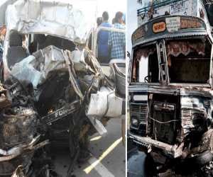 major road accident, 10 dead 