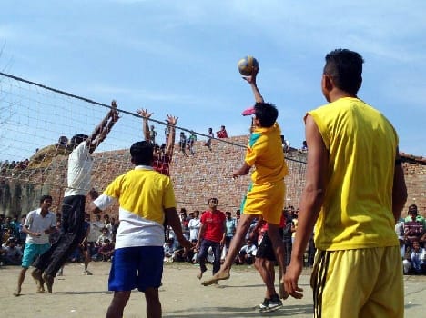 vollyaball match win by harnoda.