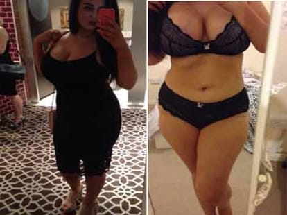 police officer who had a plus size bikini photoshoot