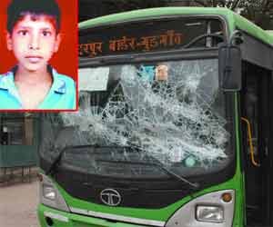 DTC bus crashes boy