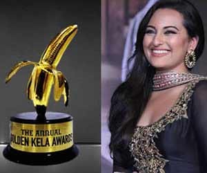 sonakshi won the goldan kela award third time