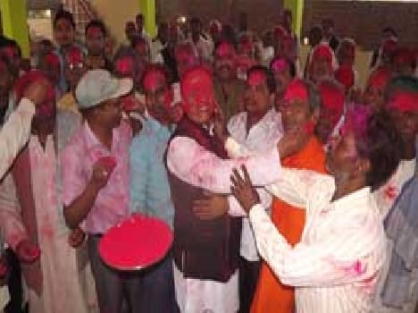 Holi Milan event