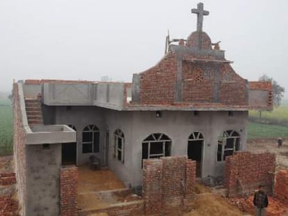demolition in church, controversy between communities