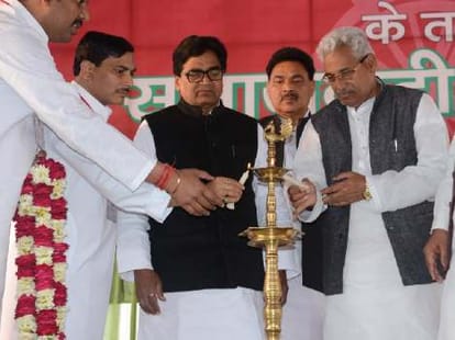 SP MP Says development is not complete without security.