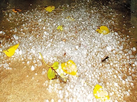 Bundelkhand rain , severe hail Banda
