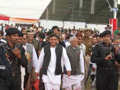 CM Akhilesh Yadav attacks on opposition.