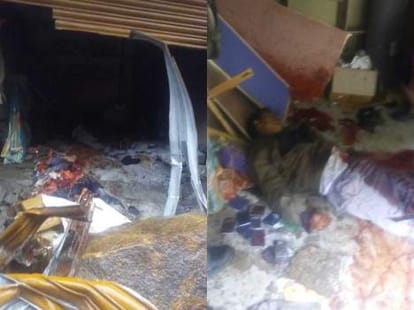 landslide in pithoragarh, two died.
