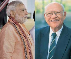 Ex IPS julio ribeiro attack on modi govt