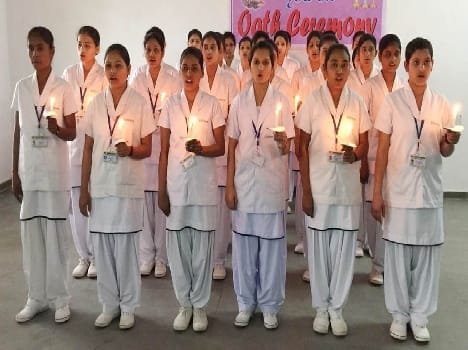 Nursing students memorandum handed oath