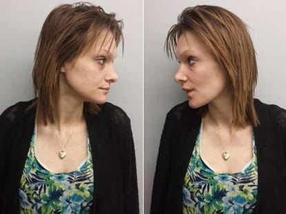pregnant woman hide heroin in her underparts of body
