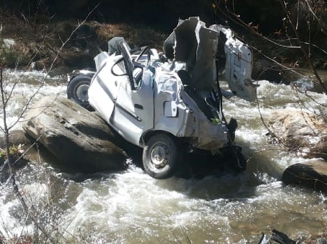 car accident at rohru, five died.