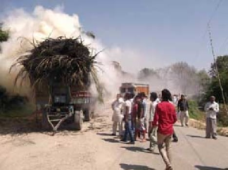  Sugar-laden trolley fire