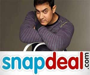 aamir khan will be the brand ambassador of snapdeal