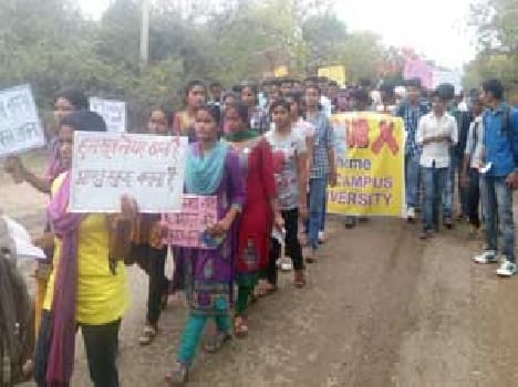 Donation by students at South Campus