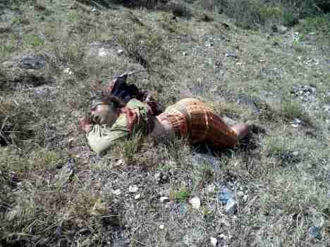 foreigner dead body found in haridwar.