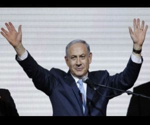 netanyahu once more elected the prime ministere of israel.